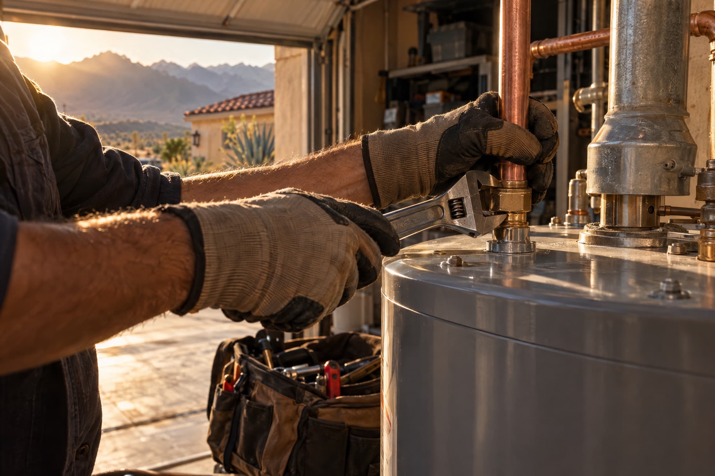 Plumbing work in Las Vegas